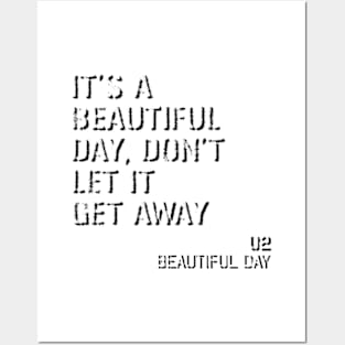 U2 - Beautiful day Posters and Art